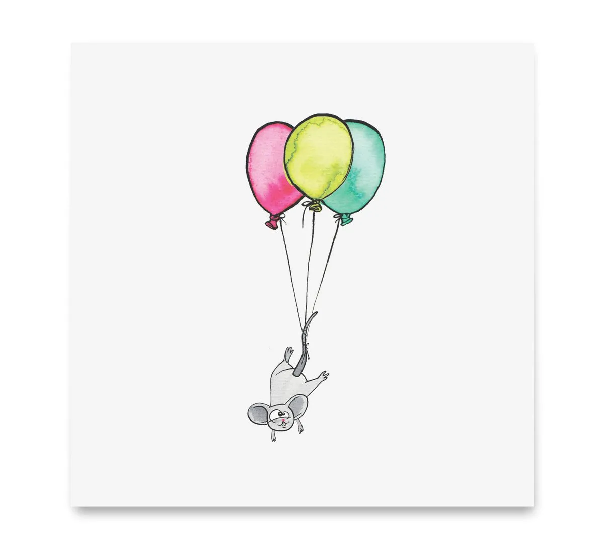 balon muis — Art by Margreet Rijlaarsdam