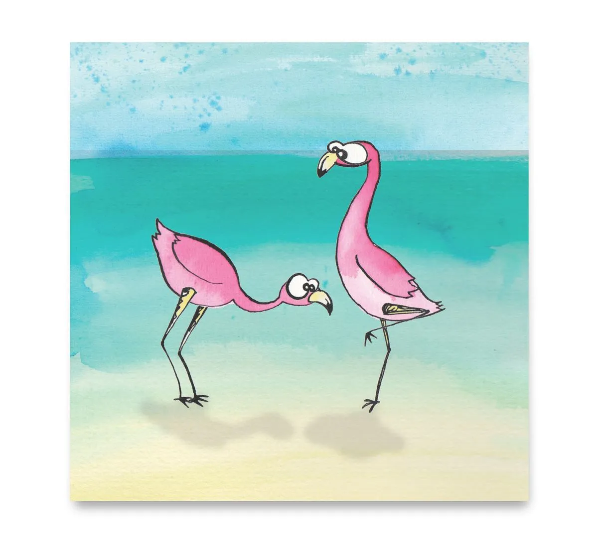 Flamingo — Art by Margreet Rijlaarsdam