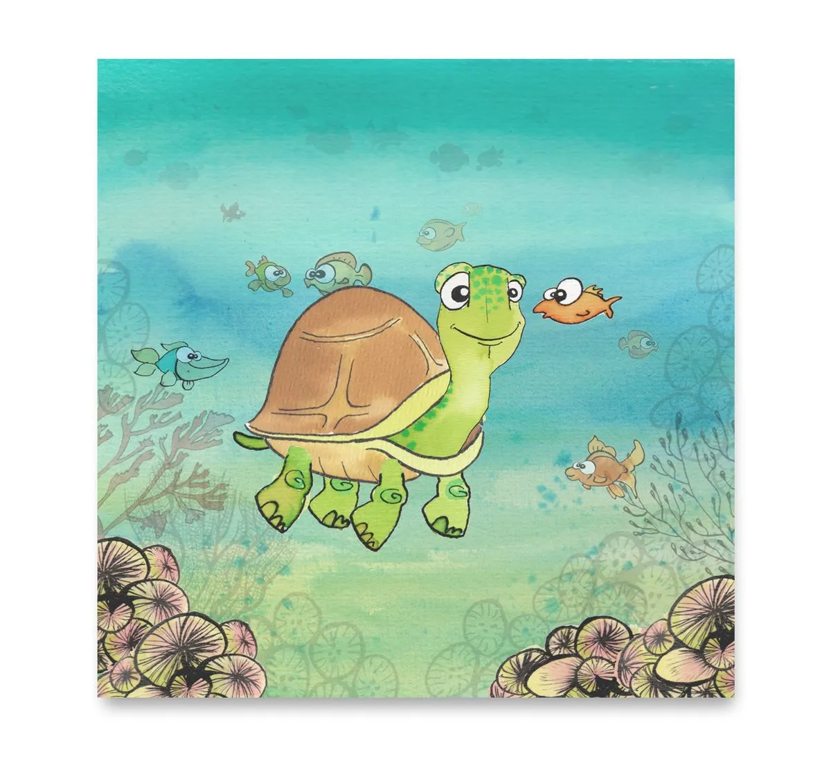 Turtle — Art by Margreet Rijlaarsdam
