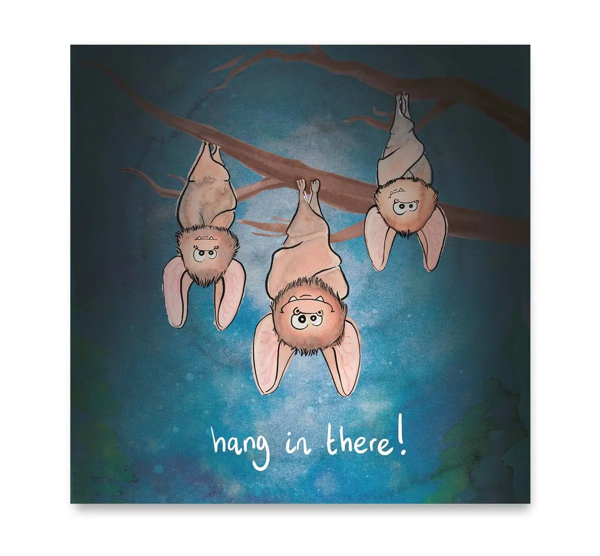 Hang in there — Art by Margreet Rijlaarsdam