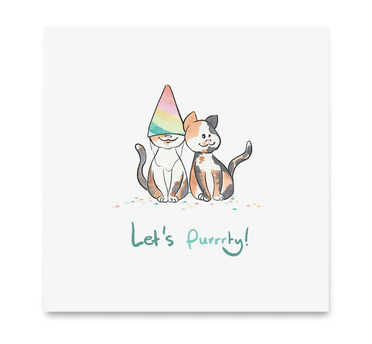 Let's purrrty — Art by Margreet Rijlaarsdam